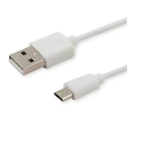 Savio CL-123 cable USB USB 2.0 1 m USB A Micro-USB B Blanco