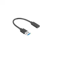 Lanberg AD-UC-UA-03 cable USB USB 3.2 Gen 1 (3.1 Gen 1) 0,15 m USB type A USB Tipo