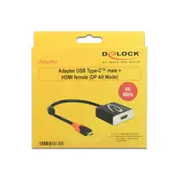 DeLOCK 62730 Adaptador gráfico USB 4096 x 2160 Pixeles Negro