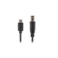Lanberg CA-USBA-13CC-0018-BK cable USB USB 2.0 1,8 m USB B USB C Negro