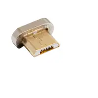 RealPower 168184 cambiador de género para cable Magnetic Micro-USB Oro