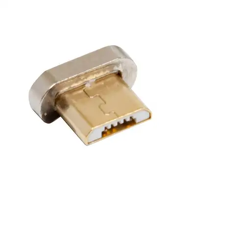 RealPower 168184 cambiador de género para cable Magnetic Micro-USB Oro