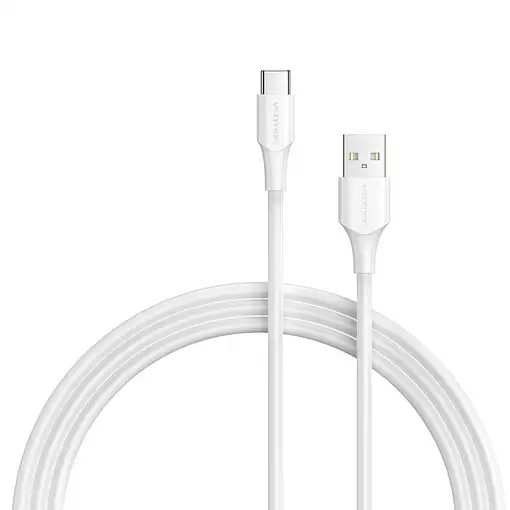 Vention Cable USB 2.0 3A CTHWH/ USB Tipo-C Macho - USB Macho/ 2m/ Blanco