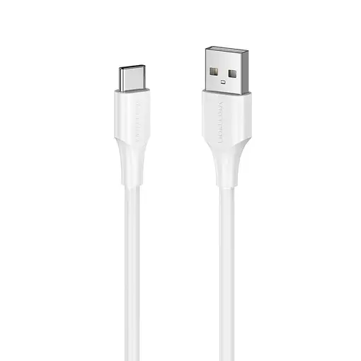 Vention Cable USB 2.0 3A CTHWH/ USB Tipo-C Macho - USB Macho/ 2m/ Blanco