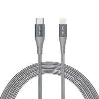 nevox 1886 cable de conector Lightning 2 m Gris, Plata