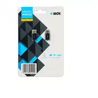 iBox IAMCS2 cambiador de género para cable USB C micro-USB Negro