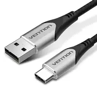 Vention Cable USB Tipo-C 2.0 3A CODHI/ USB Tipo-C Macho - USB Macho/ 3m/ Gris