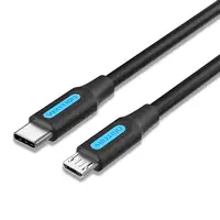 Vention Cable USB 2.0 Tipo-C COVBG/ USB Tipo-C Macho - MicroUSB Macho/ 1.5m/ Negro