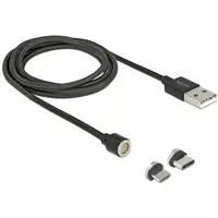 DeLOCK 85723 cable USB USB 2.0 1,1 m USB A USB C/Micro-USB B Negro