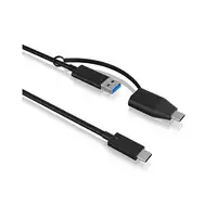 ICY BOX IB-CB034 cable USB USB 3.2 Gen 2 (3.1 Gen 2) 1 m USB C USB A Negro