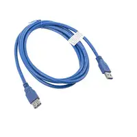 Lanberg CA-US3E-10CC-0018-B cable USB 1,8 m USB A Azul