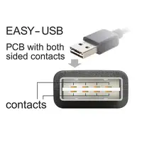 DeLOCK 1m USB 2.0 A - B m/m cable USB USB A USB B Negro