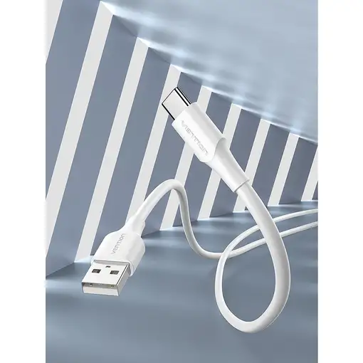 Vention Cable USB 2.0 3A CTHWG/ USB Tipo-C Macho - USB Macho/ 1.5m/ Blanco