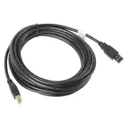 Lanberg CA-USBA-10CC-0050-BK cable USB USB 2.0 5 m USB B Negro