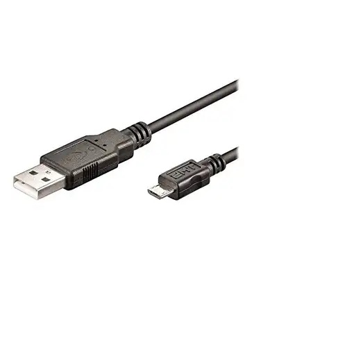 Ewent EC1019 cable USB USB 2.0 1 m Micro-USB A USB A Negro