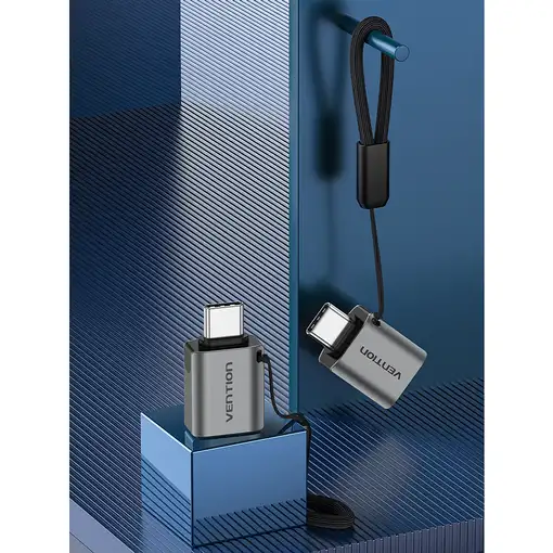 Vention Adaptador USB 3.0 CDQH0/ USB Tipo-C Macho - USB Hembra