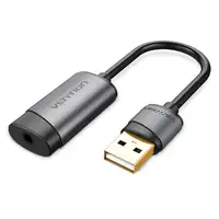 Vention Tarjeta de Sonido CDJHB/ USB Macho - Jack 3.5 Hembra
