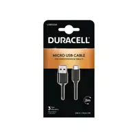 Duracell USB5023A cable USB 2.0 2 m USB A Micro-USB A Negro