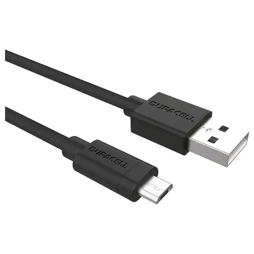 Duracell USB5023A cable USB 2.0 2 m USB A Micro-USB A Negro