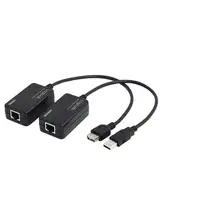 LogiLink Line Extender USB via CAT5/6 tarjeta y adaptador de interfaz