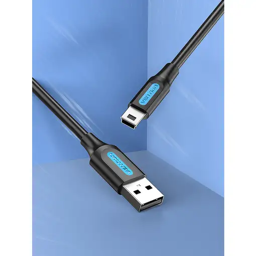 Vention Cable USB 2.0 COMBD/ USB Macho - MiniUSB Macho/ 50cm/ Negro