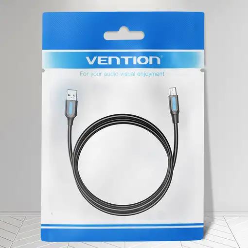 Vention Cable USB 2.0 COMBD/ USB Macho - MiniUSB Macho/ 50cm/ Negro