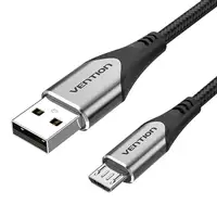 Vention Cable USB 2.0 3A COAHG/ USB Macho - MicroUSB Macho/ 1.5m/ Gris