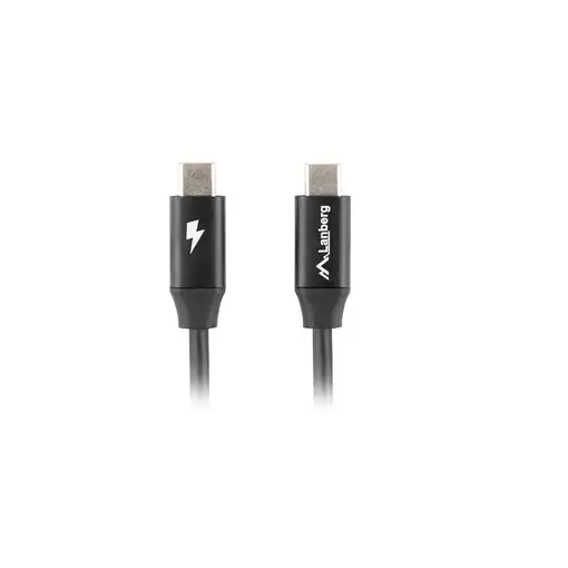 Lanberg CA-CMCM-40CU-0010-BK cable USB USB 2.0 1 m USB C Negro