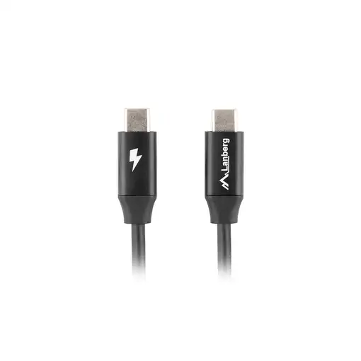 Lanberg CA-CMCM-40CU-0018-BK cable USB USB 2.0 1,8 m USB C Negro
