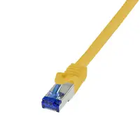 LogiLink C6A027S cable de red Amarillo 0,5 m Cat6a S/FTP (S-STP)