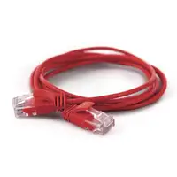 Wantec 7270 cable de red Rojo 0,5 m Cat6a U/UTP (UTP)