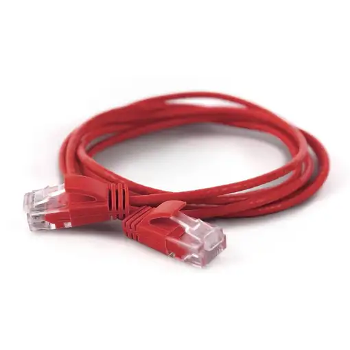 Wantec 7270 cable de red Rojo 0,5 m Cat6a U/UTP (UTP)