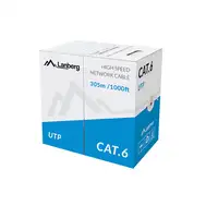 Lanberg LCU6-10CC-0305-S cable de red Gris 305 m U/UTP (UTP)