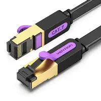 Vention Cable de Red RJ45 STP ICABF Cat.7/ 1m/ Negro