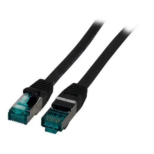 EFB Elektronik MK6001.0,5B cable de red Negro 0,5 m Cat6a S/FTP (S-STP)