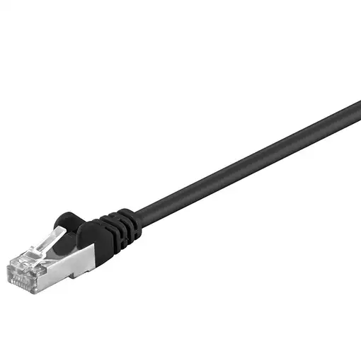 Goobay 95551 cable de red Negro 1,5 m Cat5e SF/UTP (S-FTP)