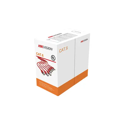 Hikvision DS-1LN6-UU cable de red Naranja 305 m Cat6 U/UTP (UTP)