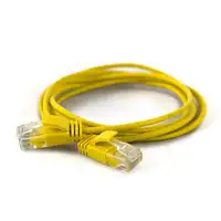 Wantec 7284 cable de red Amarillo 0,5 m Cat6a U/UTP (UTP)