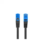 Lanberg PCF6A-10CC-0100-BK cable de red Negro 1 m Cat6a S/FTP (S-STP)