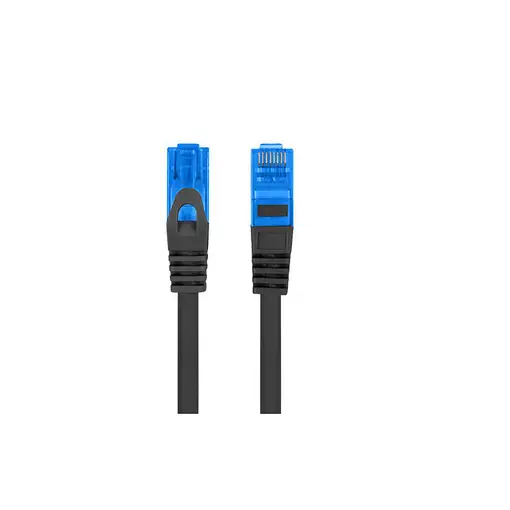 Lanberg PCF6A-10CC-0100-BK cable de red Negro 1 m Cat6a S/FTP (S-STP)