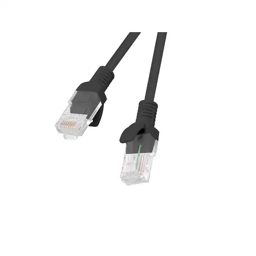 Lanberg PCU5-10CC-0200-BK cable de red Negro 2 m Cat5e U/UTP (UTP)