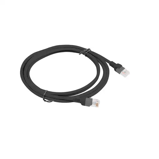 Lanberg PCU5-10CC-0200-BK cable de red Negro 2 m Cat5e U/UTP (UTP)