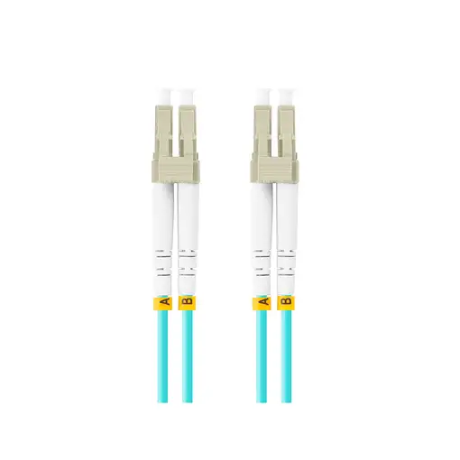 Lanberg FO-LULU-MD31-0050-TQ Cable de fibra óptica e InfiniBand 5 m LC Color aguam