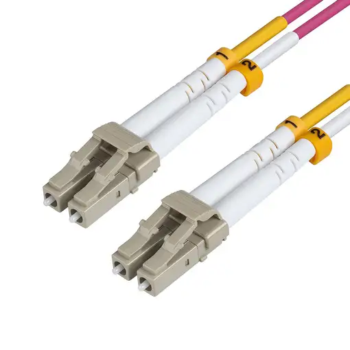 Microconnect FIB4404005P Cable de fibra óptica e InfiniBand 0,5 m LC Rosa