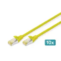 Digitus Cable de conexión CAT 6A S/FTP, 10 piezas