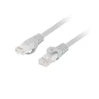 Lanberg PCU6-10CU-0100-S cable de red Gris 1 m Cat6 U/UTP (UTP)