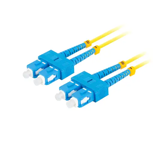 Lanberg FO-SUSU-SD11-0050-YE Cable de fibra óptica e InfiniBand 5 m SC