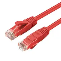 Microconnect MC-UTP6A02R cable de red Rojo 2 m Cat6a U/UTP (UTP)