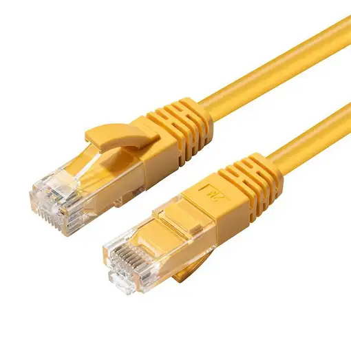 Microconnect MC-UTP6A02Y cable de red Amarillo 2 m Cat6a U/UTP (UTP)
