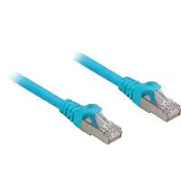 Sharkoon Cat.6a SFTP cable de red Azul 0,25 m Cat6a S/FTP (S-STP)